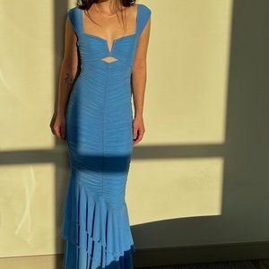 REVOLVE x Michael Costello Hilary Gown in Pale Blue